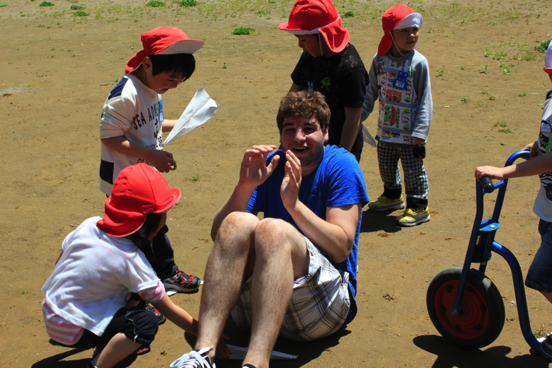 Mitch with Kids